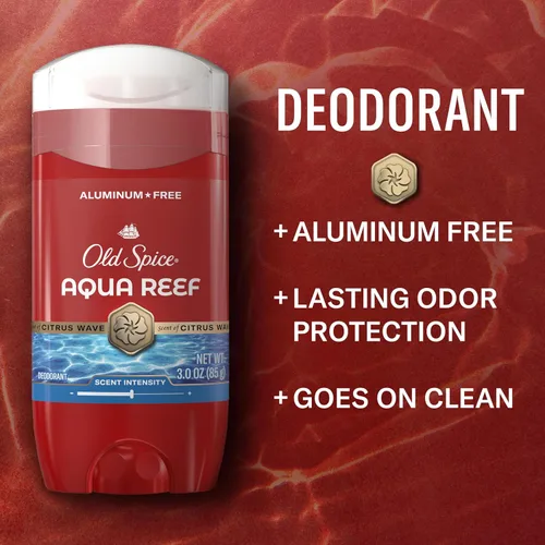 Miniatura 2 de Old Spice Desodorante sin aluminio para hombres, protección contra olores 24/7, frescura 24/7 y aroma duradero, se aplica limpio, 3.0 oz