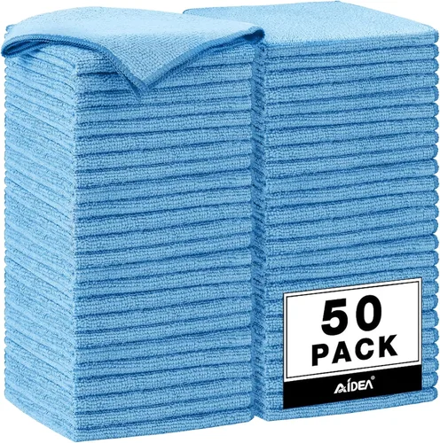 Miniatura 22 de AIDEA Paño de Limpieza de Microfibra Negro 10PK, Toallas de Microfibra para Autos, Paños de Lavado Premium, Paños para Limpiar Polvo Libres