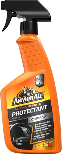 Armor All Extreme Shield Spray Protectante, Limpiador de Interiores de Automóvil con Protección UV Contra Agrietamiento y Decoloración, 16 Fl Oz