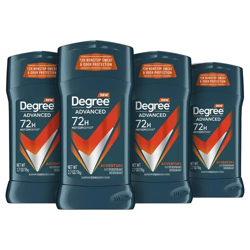 Grado Hombres seco Protección 48 Hour antitranspirante, cool Rush 2.7 oz (Pack de 4), Aventura