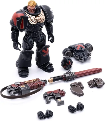 Miniatura 5 de Pipigirl JoyToy - Figuras de acción de soldado con licencia genuina 1/18 de 40 K, kits de modelos de guerrero extremo militar militar de 4 pulgadas