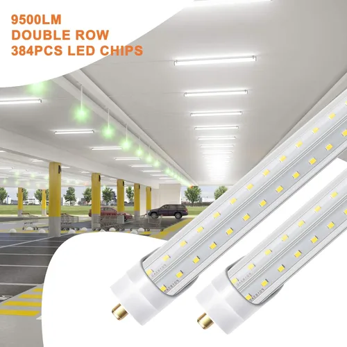 Miniatura 3 de ONLYLUX Bombillas LED de 8 pies, bombilla LED de 8 pies para tienda, 72 W, 6000 K, 10000 lm, súper brillante, luces T8 T10 T12 en forma de V FA8