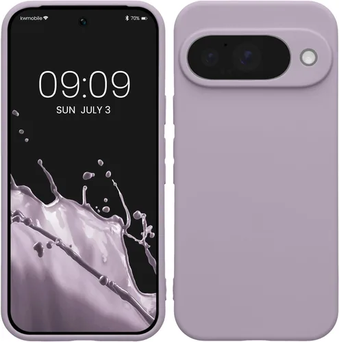 Miniatura 33 de kwmobile Funda compatible con Google Pixel 9 Pro - Funda protectora delgada de TPU para teléfono - Acabado mate suave - Negro mate