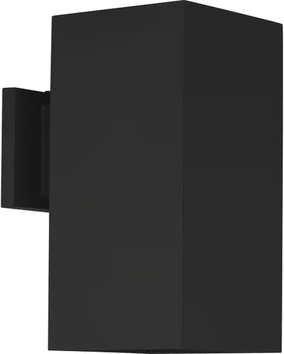 Miniatura 2 de Progress Lighting Farol de pared de aluminio de 6 pulgadas, colección cuadrada, para exteriores, P5643-30, blanco