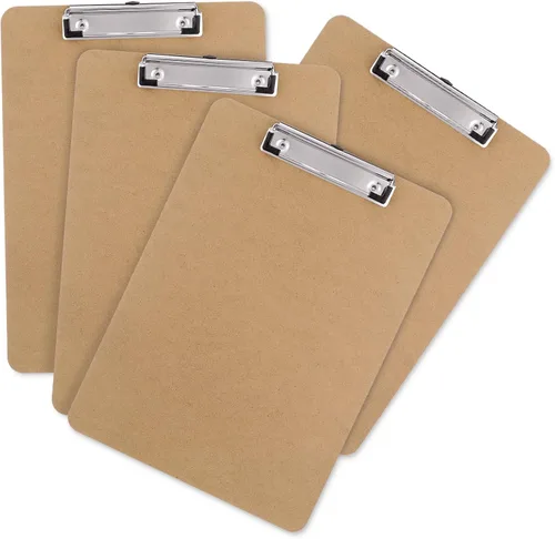 Miniatura 9 de Portapapeles de Madera, Tamaño Carta, Tablero de Clip de Fibra Dura 8.5x11 para Aula, Estudiantes, Niños, Profesores, Tamaño Estándar A4, 9" x 12.5