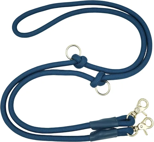 Miniatura 11 de Correa de perro manos libres de 7 pies, correa de cintura de cuerda de nailon para perros caminar correr Verde salvia