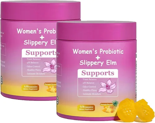 Miniatura 7 de Her Juicy - Gomitas de probióticos femeninos para mujer, sabor a piña, apoya el equilibrio del pH, la salud intestinal y el sistema inmunológico