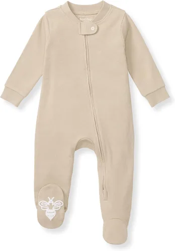 Miniatura 21 de Burt's Bees Baby - Pijama de una pieza para bebé, mameluco para dormir y jugar, algodón 100% orgánico, cremallera frontal