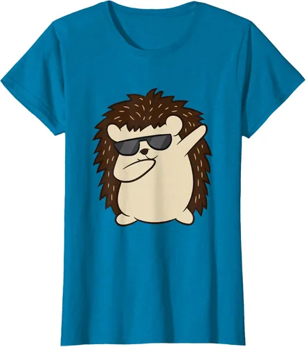 Miniatura 84 de Dabbing Hedgehog Funny Hedgehog Camiseta S