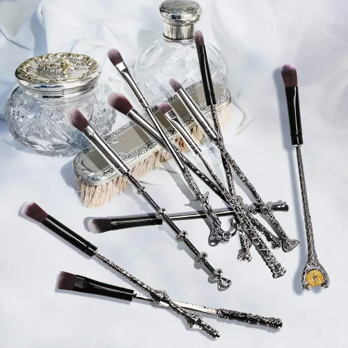 Miniatura 6 de Juego de brochas de maquillaje con varita, juego de 10 brochas de maquillaje para mujer de ARALOR