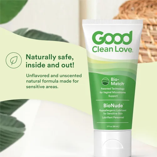 Miniatura 6 de Good Clean Love BioNude - Lubricante personal ultra sensible, hipoalergénico, sin perfume y sin sabor, lubricante a base de agua, seguro