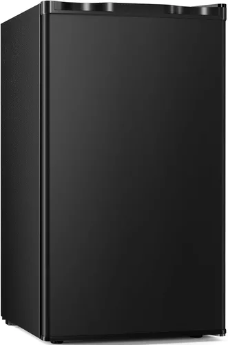 Miniatura 16 de Antarctic Star Mini refrigerador de 1.6 pies cúbicos con congelador, refrigerador pequeño y compacto con puerta reversible individual, estantes