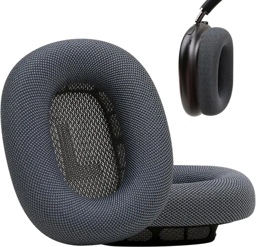 Miniatura 9 de Almohadillas de silicona mejoradas para auriculares AirPods Max 2024, almohadillas cubiertas de cuero proteico con silicona y espuma viscoelástica e
