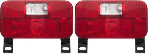Miniatura 12 de Lumitronics Luz Roja de Montaje en Superficie de Parada/Giro/Cola, Soporte de Matrícula/Luz para RV, Remolque, Camper, Quinta Rueda y Autocaravanas