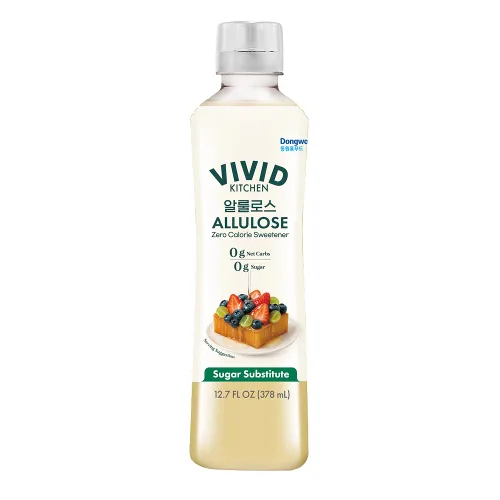 VIVID KITCHEN Jarabe de Alulosa Keto – 12.8 fl oz | Alulosa, Edulcorante de Cero Calorías con Sabor Limpio | Sustituto de Azúcar 1:1 | Mezcla de