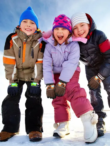 Miniatura 2 de 2 pares de guantes de invierno para niños, guantes de esquí impermeables para niños y niñas, guantes de nieve, accesorio cálido para esquí, patinaje