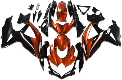 Miniatura 19 de Carenado de carrocería de plástico plateado blanco negro apto para Suzuki 2008 2009 2010 GSXR 600 750 inyección ABS nuevo Aftermarket Kit de marco