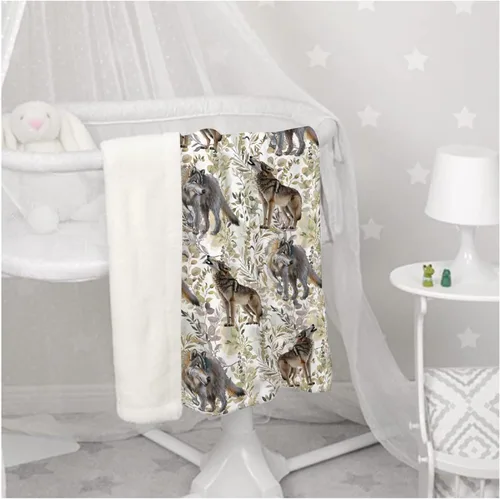 Miniatura 7 de Manta de bebé de hojas de lobo, manta súper suave para niños y niñas, regalos para recién nacidos, acogedora manta de recepción de bebé, manta