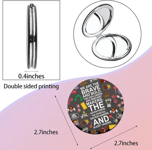 Miniatura 5 de WSNANG Willy - Espejo de maquillaje de chocolate inspirado en los musicales para fanáticos y amantes de la música, regalo para amantes del chocolate