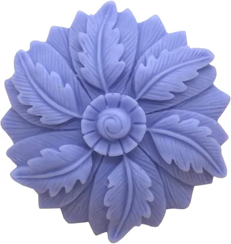 Miniatura 13 de Moldes de jabón de silicona para hacer jabón, moldes para manualidades, moldes de resina, flores 3D (14167)