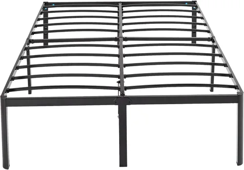Miniatura 3 de Amazon Basics Base de cama antideslizante resistente con listones de acero, fácil montaje, 18 pulgadas de alto, (tamaño Queen), color negro