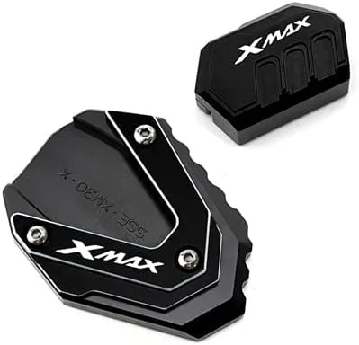 KAnduo M para Yamaha Xmax 300 X-MAX 125 250 300 400 motocicletas Kickstand lateral soporte ampliador Pad y soporte soporte soporte columna auxiliar