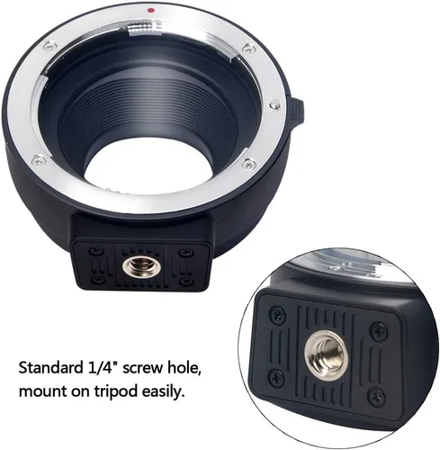 Miniatura 5 de MK-C-AF4 Adaptador electrónico de montaje automático EOS M para Canon EF/EF-S D/SLR para cámaras Canon EOS M, incluido EOS M100 M50 M6 M5 M3 M2 M1