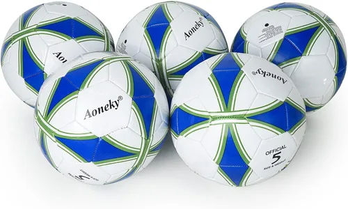 Miniatura 13 de Aoneky Balón de fútbol con bomba 1 paquete con 1 bomba - Blanco/Negro