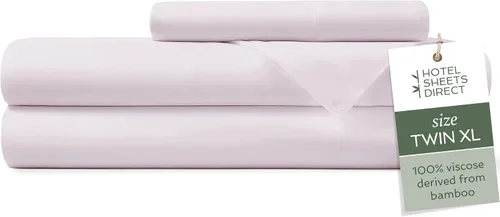 Miniatura 33 de Hotel Sheets Direct Juego de Sábanas de Cama de 4 Piezas, Tamaño California King, 100% Viscosa Derivada de Bambú, Juego de Sábanas con 2 Fundas