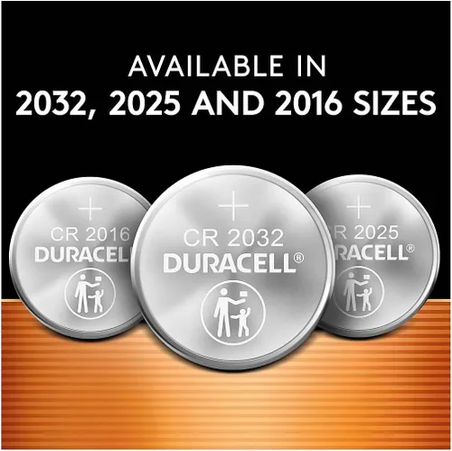 Miniatura 5 de Duracell Duralock DL 2032 225mAh 3V Batería de litio para moneda [Juego de 6] o se vende como 6/BX