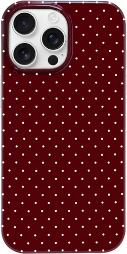 Miniatura 8 de Hython Funda para iPhone Air, diseño estético de lunares lindos, funda simple de 6.5 pulgadas, delgada, antiarañazos, parachoques de TPU suave, a
