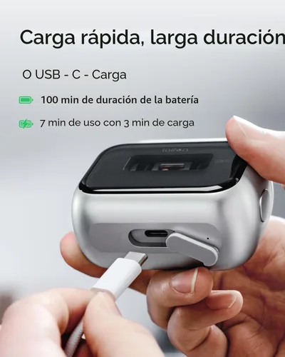Miniatura 7 de Laifen P3 Pro - Afeitadora eléctrica de 3 cuchillas, motores lineales duales de alta velocidad, 12,000 cortes/minuto, tiempo de funcionamiento