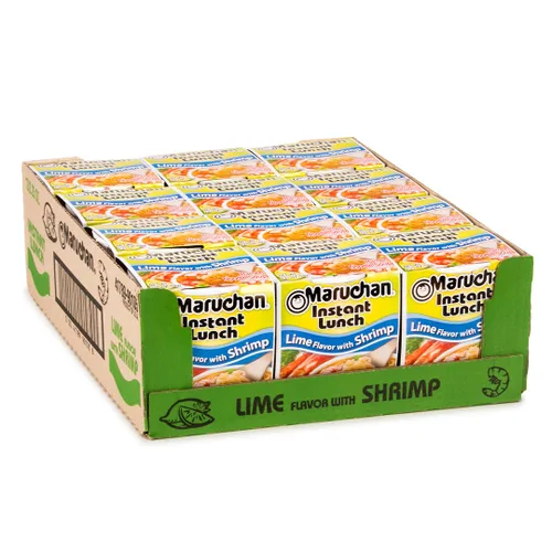 Miniatura 18 de Maruchan Fideos Ramen Instant Lunch con sabor a queso cheddar, sopa de fideos instantáneos estilo japonés, comida rápida y fácil, taza de 2.25 onzas