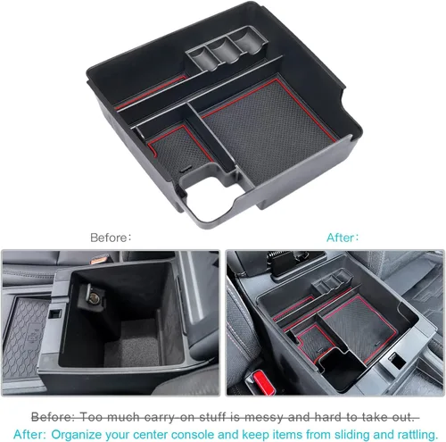 Miniatura 2 de CDEFG Organizador de consola central Frontier 2022-2025 2026 para caja de almacenamiento de reposabrazos Nissan Frontier 2026 2025 2022-2025 2026