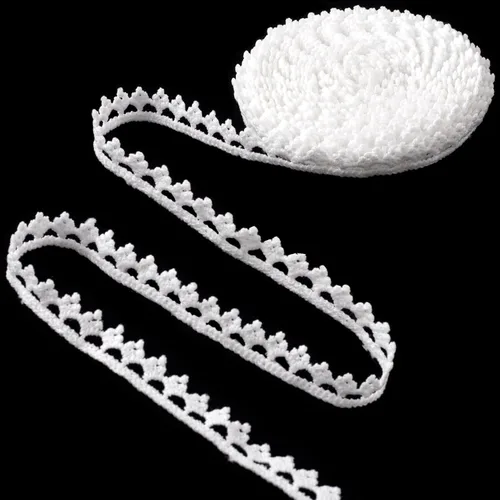 Miniatura 12 de 5.47 yardas, cinta de coser de encaje floral, adornos decorativos suaves para envolver ramos, lazos de bricolaje, clip para el cabello, decoración