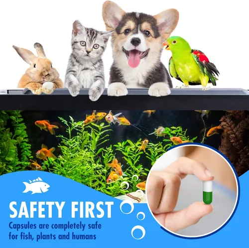 Miniatura 5 de Bio Starter - Limpiador de agua para acuario, digestor de exceso de nutrientes que hace que el agua sea saludable, reduce la cantidad de nitrito