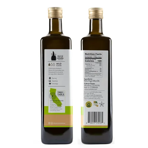 Miniatura 4 de Aceite de oliva extra virgen suave 100% California Cobram Estate, prensado en frío por primera vez, sin OGM, apto para dieta Keto, alto