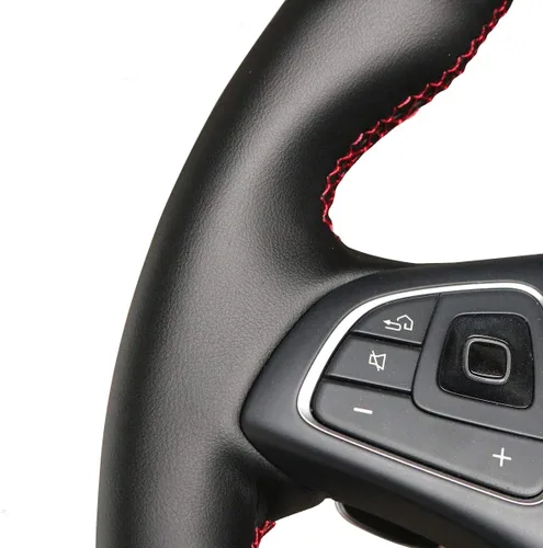 Miniatura 3 de MEWANT Funda para volante de automóvil para Mercedes-Benz Clase C (W205)/Clase CLA C117 X156 / Clase CLS C218 X166 / Clase E W213 X253 / Metris