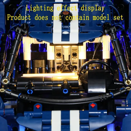 Miniatura 7 de GEAMENT Kit de luces LED compatible con Lego 2022 Ford GT – para Technic 42154 (juego de modelos no incluidos)