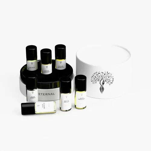 Miniatura 14 de Eternal perfume oils Set de regalo de 6 piezas exquisitas fragancias inspiradas en fragancias icónicas perfumes de larga duración para mujeres