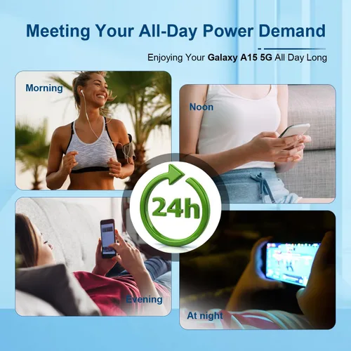 Miniatura 7 de SHENMZ Galaxy A15 Batería, 5800mAh EB-BA156ABY batería mejorada compatible con Samsung Galaxy A15 5G SM-A156B SM-A156B/DS SM-A156P SM-A156P/DS