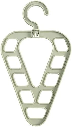 Miniatura 7 de Percha organizadora de 9 agujeros para guardarropa, ahorro de espacio, multifuncional, colgador de almacenamiento para armario