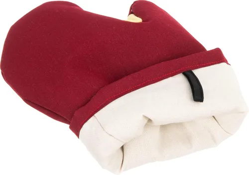 Miniatura 17 de San Jamar KT0215 Kool-Tek Manopla de protección para horno para temperatura convencional Nomex, 15" de longitud, rojo