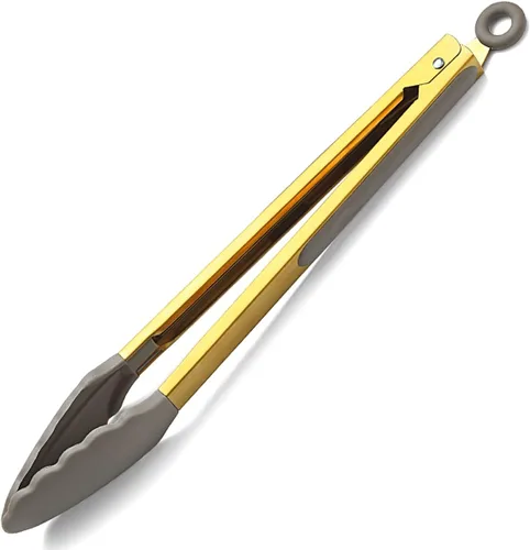 Miniatura 18 de Berglander - Juego de utensilios de cocina dorados, 38 piezas antiadherentes de silicona, espátula con soporte para utensilios de acero inoxidable