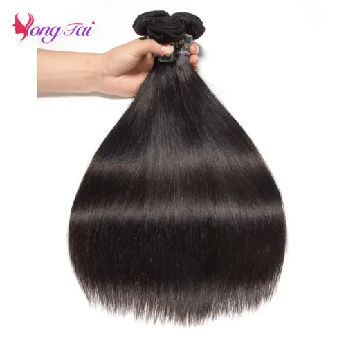 Miniatura 3 de Extensiones de cabello, liso, malasio, calidad 9A