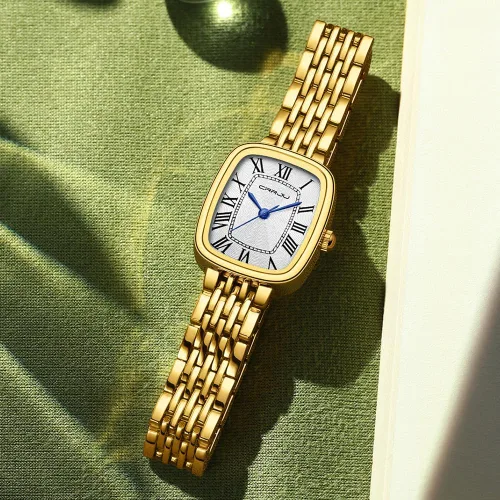 Miniatura 2 de CRRJU Relojes para mujer, reloj de pulsera analógico de cuarzo analógico a la moda, relojes elegantes simples para mujer