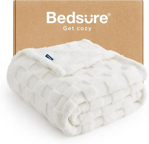 Miniatura 45 de Bedsure GentleSoft - Manta verde salvia para sofá, manta de forro polar a cuadros, regalos de Navidad para mujeres, hombres y niñas, bonita manta
