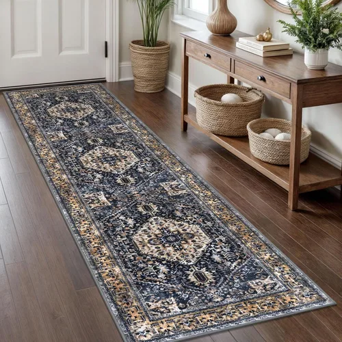Miniatura 58 de KOZYFLY Alfombra Pequeña de Área 2x3 Pies Alfombras para Entrada Lavable Boho Alfombra de Entrada Antideslizante Tapete de Puerta Interior Entrada