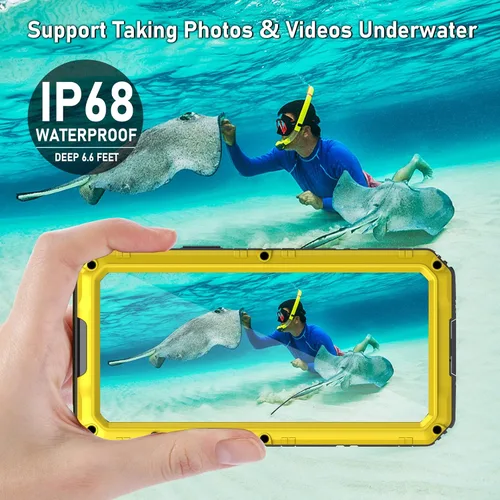 Miniatura 4 de Beasyjoy Funda para iPhone 12, resistente al agua, con protector de pantalla integrado, funda protectora resistente de cuerpo completo, grado