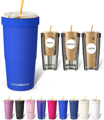 Miniatura 26 de Frost Buddy Togo Buddy 30oz Stainless Steel Vacuum Insulated Tumbler To Go Coffee Cup – Iced Coffee Sleeve, Travel Mug, Thermal Cup for Hot & Cold